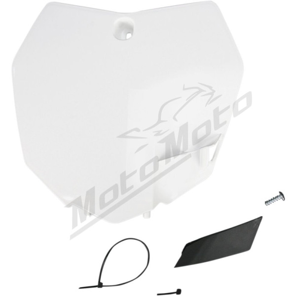UFO Front Number Plate KTM SX / SX-F 125-450cc 13-16 White