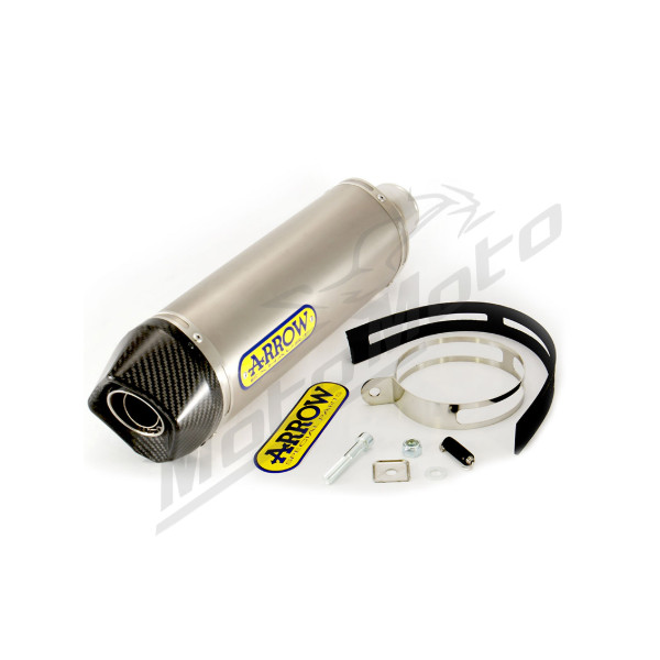 Muffler ARROW Race Tech Titanium/C Aprilia RSV4 / Tuono V4 1000-1100cc 09-20