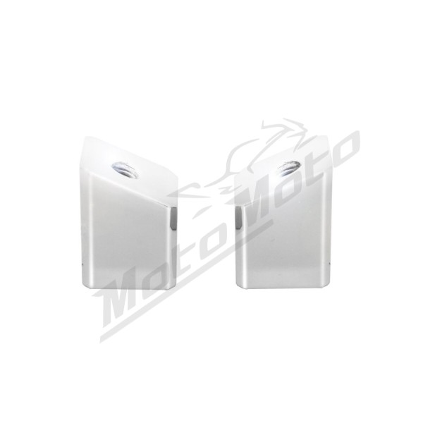 HEINZ BIKES License Plate Mount Adapter Cubes Chrome Harley Davidson FLHR / FLHX / FLTRX / FLTRXS / FLTR 1584/1977 09-24