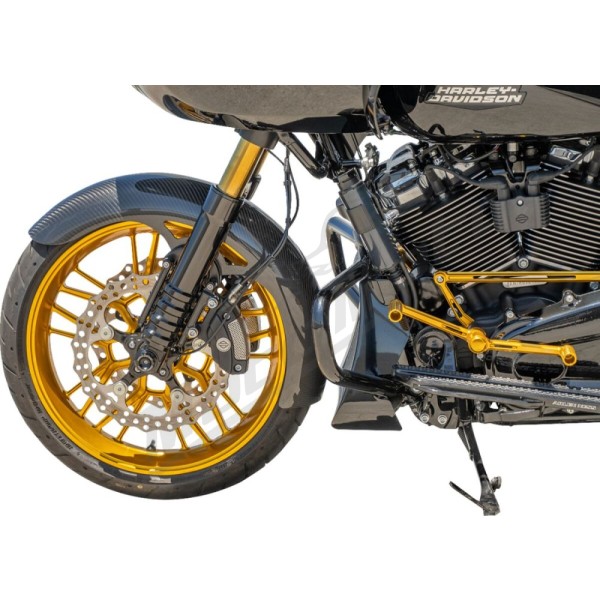 ARLEN NESS Anglies pluošto plėvele aptrauktas priekinis purvasaugis Harley Davidson FLHR / FLHRC / FLHRSE6 / FLHTCU / FLHTCUL 1450-1868cc 99-13