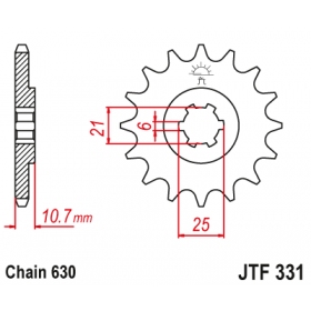 Front sprocket JTF331