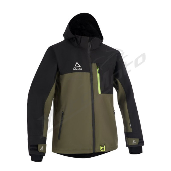 AMOQ Dynamic Jacket Insulated Black/Military Green