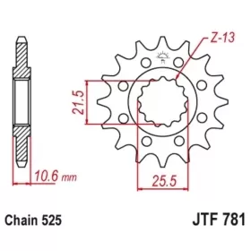 Front Sprocket JTF781