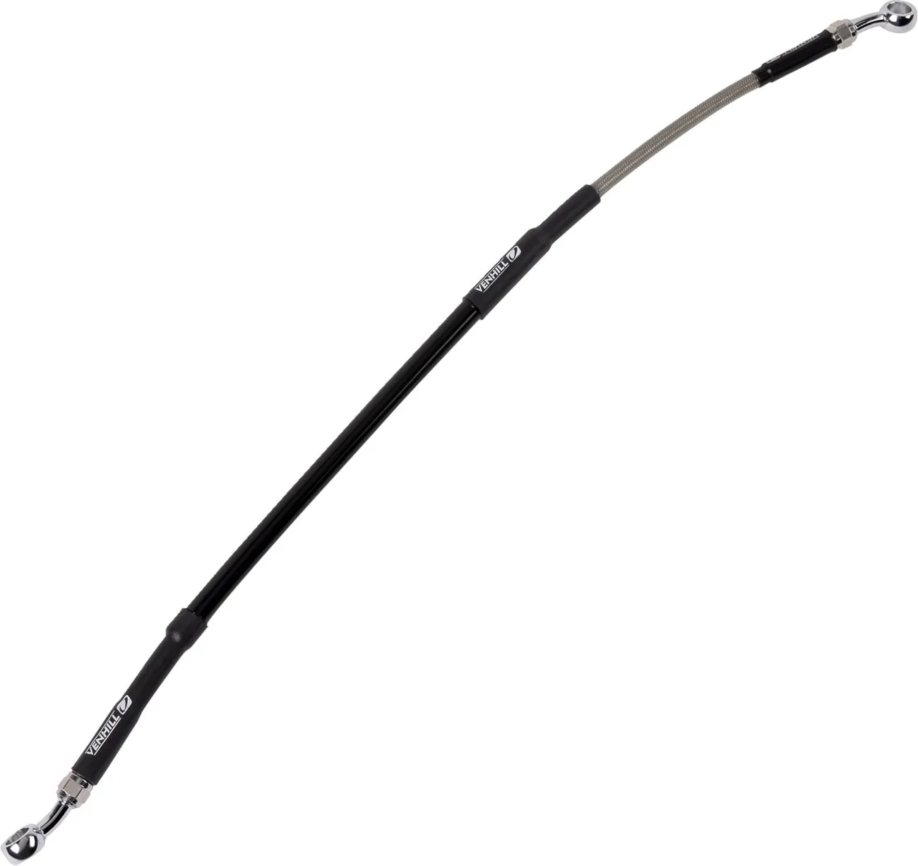 MOOSE OFFROAD Rear Stainless Steel Braided Brake Line Kawasaki KX 65cc 2024
