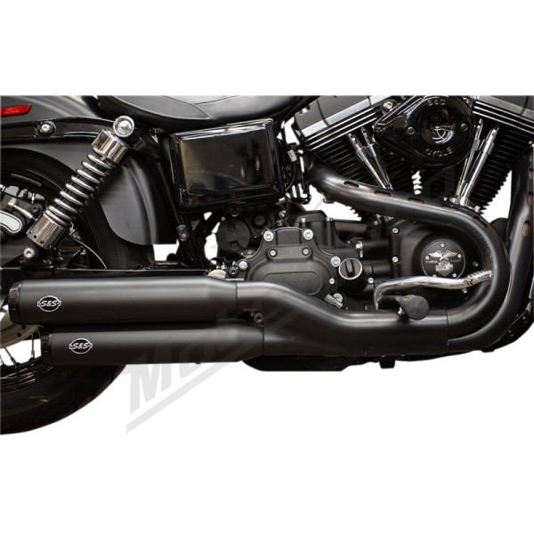 S&S CYCLE Grand National Slip-On Mufflers Harley Davidson FXDF / FXDFSE2 / FXDL 1584-1800cc 08-17
