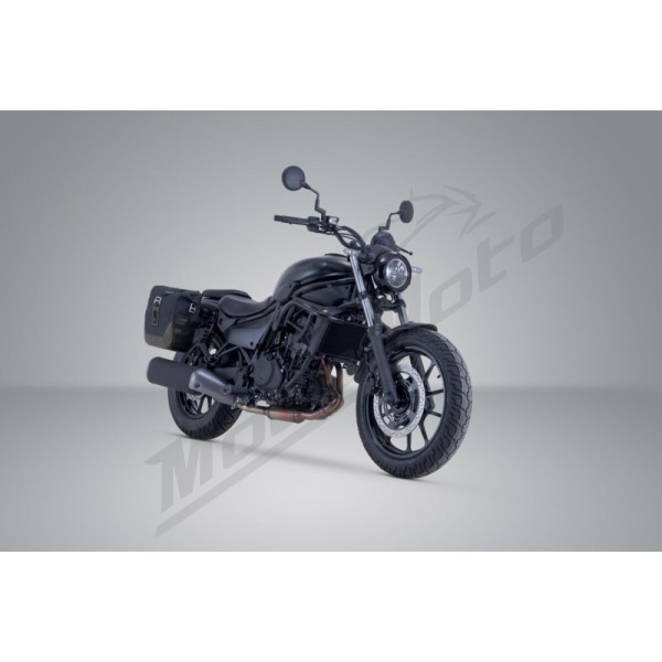 SW-MOTECH Legend Gear LC2 Side Bag System Black Edition Kawasaki Eliminator 500 24-25