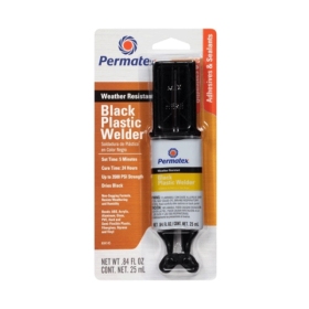 PERMATEX Epoxy adhesive for plastic black