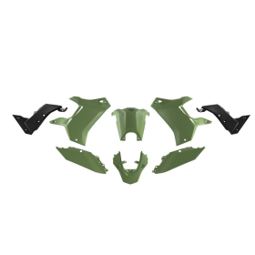 Racetech Plastic Set YAMAHA TENERE 700 19-24 Green