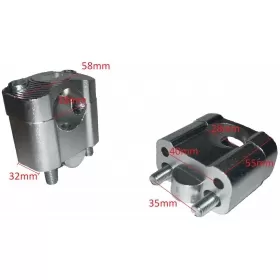SALE! HANDLEBAR RISERS 22>28mm 2PCS.