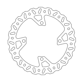 MOTO-MASTER Rear Fixed Brake Disc 250mm Bimota / Kawasaki 250-450cc 19-24