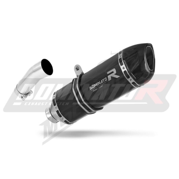 BMW F650GS 2008-2012 Dominator Exhaust Silencer Muffler HP1 BLACK + dB killer medium