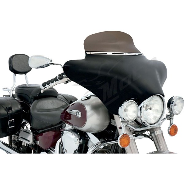 MEMPHIS SHADES HD Slotted Stainless Steel Batwing Fairing Trim Harley Davidson / Honda / Indian / Kawasaki / Suzuki / Victory / Yamaha 50-1900 80-25