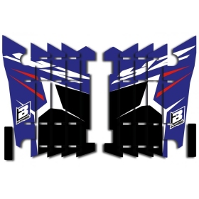 BLACKBIRD Dream Graphic 4 radiatoriaus grotelės Grafikos rinkinys Yamaha YZ/WR 250-450cc  2014-2019