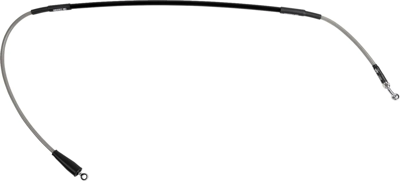 MOOSE OFFROAD Front Stainless Steel Braided Brake Line Husqvarna / KTM 85cc 14-17
