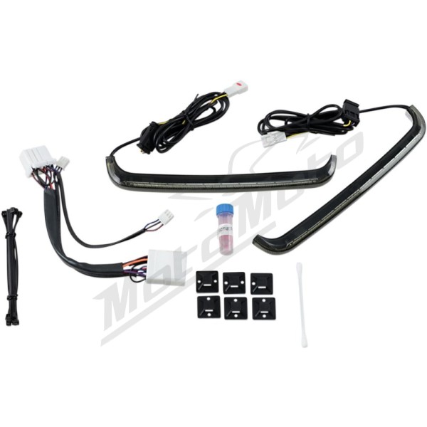 CUSTOM DYNAMICS LED Low-Profile BAGZ™ Accent Lights Harley Davidson FLHR / FLHRC 1340-1800cc 97-13 