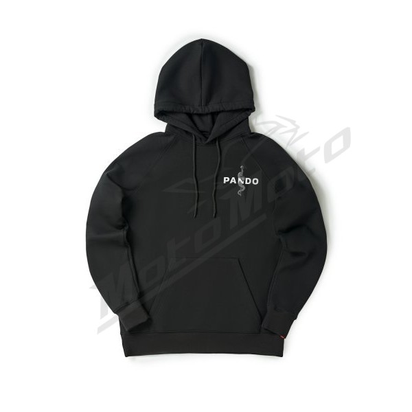 PANDO MOTO MAX PAIN BLACK Oversized Biker Hoodie Unisex