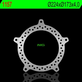 NG BRAKES 1157 Front Round Fixed Brake Disc SYM EURO MX / JOYRIDE / SHARK / VS 125-200 99-16