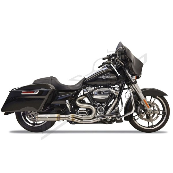 BASSANI XHAUST 2-into-1 Mid-Length Exhaust System Harley Davidson 1750-1923cc 2017-2025