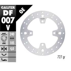 GALFER Rear brake disc Honda XL / CB 500-900 91-07