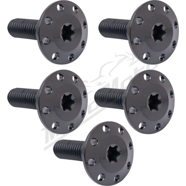 ARLEN NESS Holeshot Front Floating Brake Rotor Bolt Kit 5pcs. Harley Davidson FLHX / FLTRX / RA 1250-1923cc 21-24