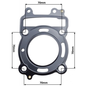 CYLINDER GASKET SET SYM JOYRIDE MEGAJET 125cc 57mm