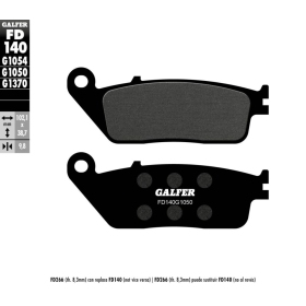 GALFER Brake Pad Orcanic Buell / Daelim / Honda / MBK / Peugeot / Suzuki / Triumph / Victory / Yamaha 125-1700cc 90-24