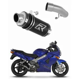 Dominator Black Exhaust Muffler GP1 BLACK + dB killer Honda VFR 800 Fi 98–01