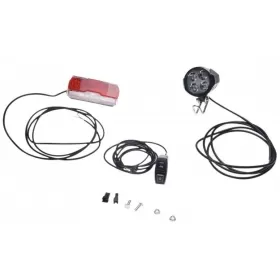 FRONT AND REAR LIGHT SET FOR E-BIKE 12-60V