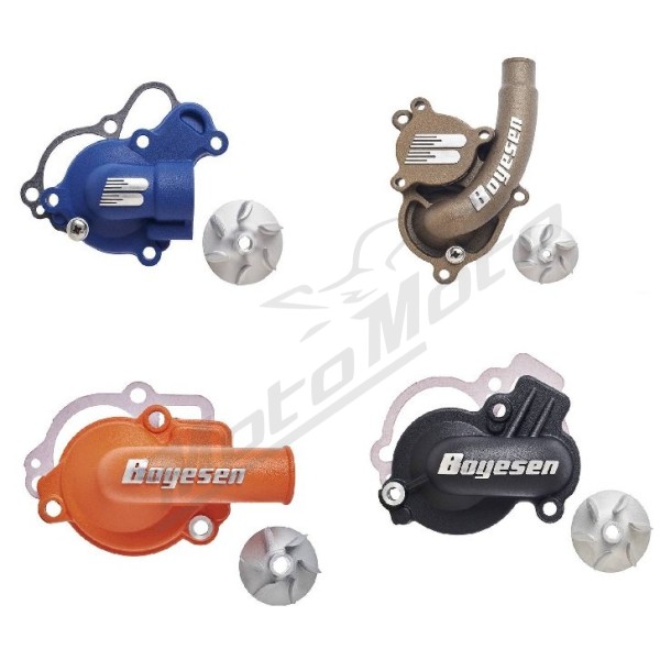 BOYESEN SuperCooler Water Pump Cover + Impeller Kit - Blue