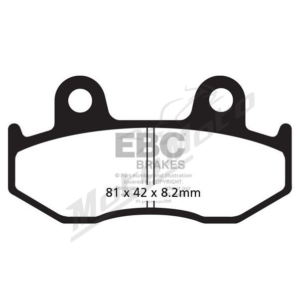 EBC SFA Brake Pads SUZUKI AN 250-400cc 98-01