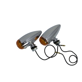 DRAG SPECIALTIES Universal Chrome Marker Lights 30mm