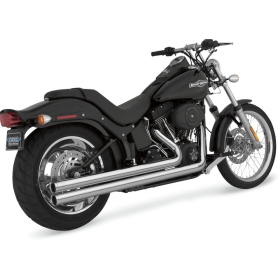 VANCE & HINES Big Shots Softail Exhaust Chrome Harley Davidson FLST / FLSTF / FXST / FXSTSI 1340-1800cc 86-11