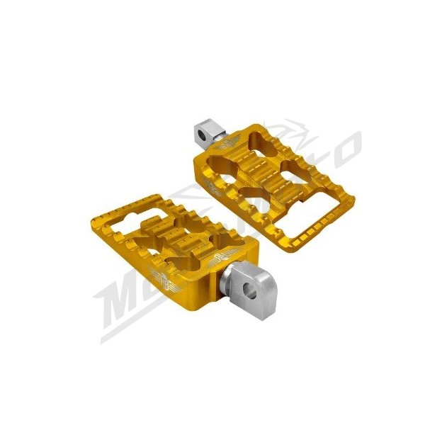 HEINZ BIKES MX V1Foot Pegs Front Harley Davidson FLDE / FLSL / FXBB / FXLR / FXST 1750/1923 18-25