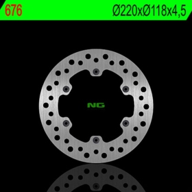NG BRAKES 676 fiksuotas stabdžių diskas SUZUKI DR-Z / RM / RMX 125-400 88-14