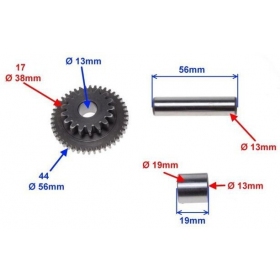 Starter bendix gear SUZUKI GN 125cc 1997-1999