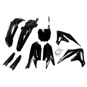 UFO Black Replacement Full Body Plastic Kit For Yamaha YZF 250-450cc 18-23