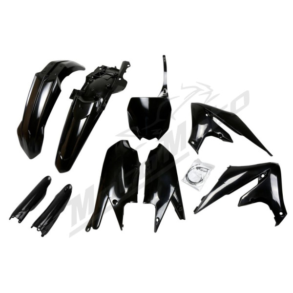 UFO Black Replacement Full Body Plastic Kit For Yamaha YZF 250-450cc 18-23