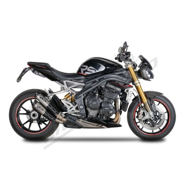 SPARK DYNO Slip-On Muffler TRIUMPH SPEED TRIPLE 1200 2021-2024