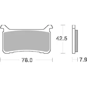 Sbs Brakepads 947HS Sintered HONDA
