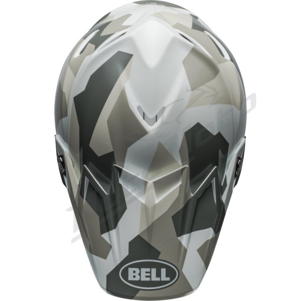 BELL Moto-9S Flex Helmet - Rover Gloss White Camo