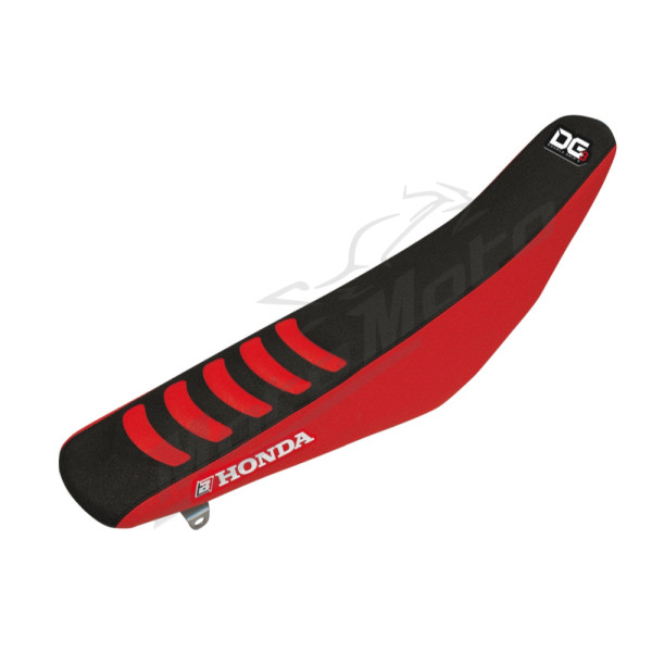 Blackbird sėdynės užvalkalas DOUBLE GRIP 3 Honda CRF 250-450R/X 04-21 Juoda/Raudona