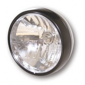 Universal black satin headlight SHIN YO Ø190mm