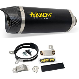 Muffler ARROW Street Thunder Alu.Dark/C Benelli 302S / BN 302cc 15-20