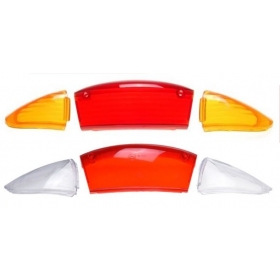 Tail light, turn signals lens set chinese scooter / UNIVERSAL 3pcs