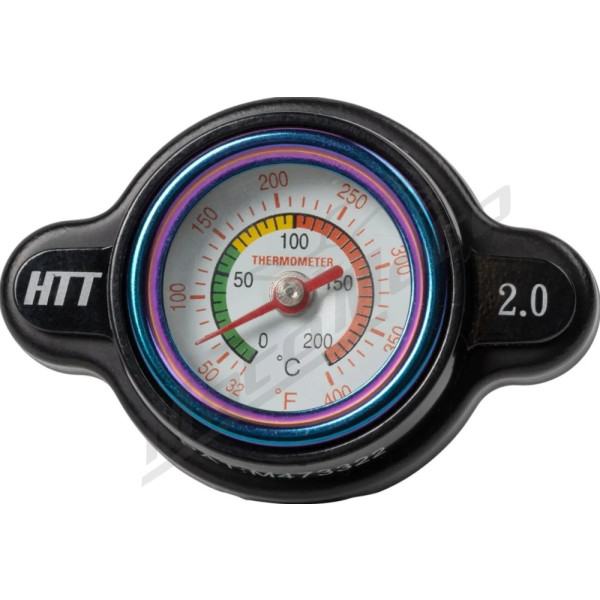 MOOSE OFFROAD HARD-PARTS Radiator Cap with Temperature Gauge Kawasaki / Suzuki / Yamaha 85-450 95-19
