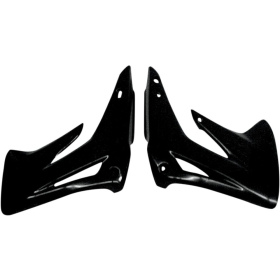 UFO Black Radiator Covers for Honda CR 85cc 03-08