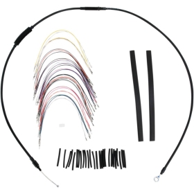 BURLY BRAND Ape Hangers handlebars Cables / Lines Extension Kit Harley Davidson 1584-1690cc 2008-2013