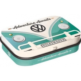 Box of mint sweets  VW ADVENTURE AWAITS 62x41x18mm 4pcs.