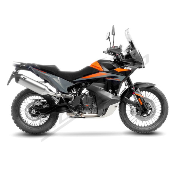 LEOVINCE LV-14 Stainless Steel / Carbon Fiber / Titanium Slip-On Muffler CF Moto / Husqvarna / KTM 790-901 19-26