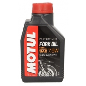 MOTUL FORK OIL FACTORY LINE LIGHT MEDIUM 7.5W SYNTHETIC 1L